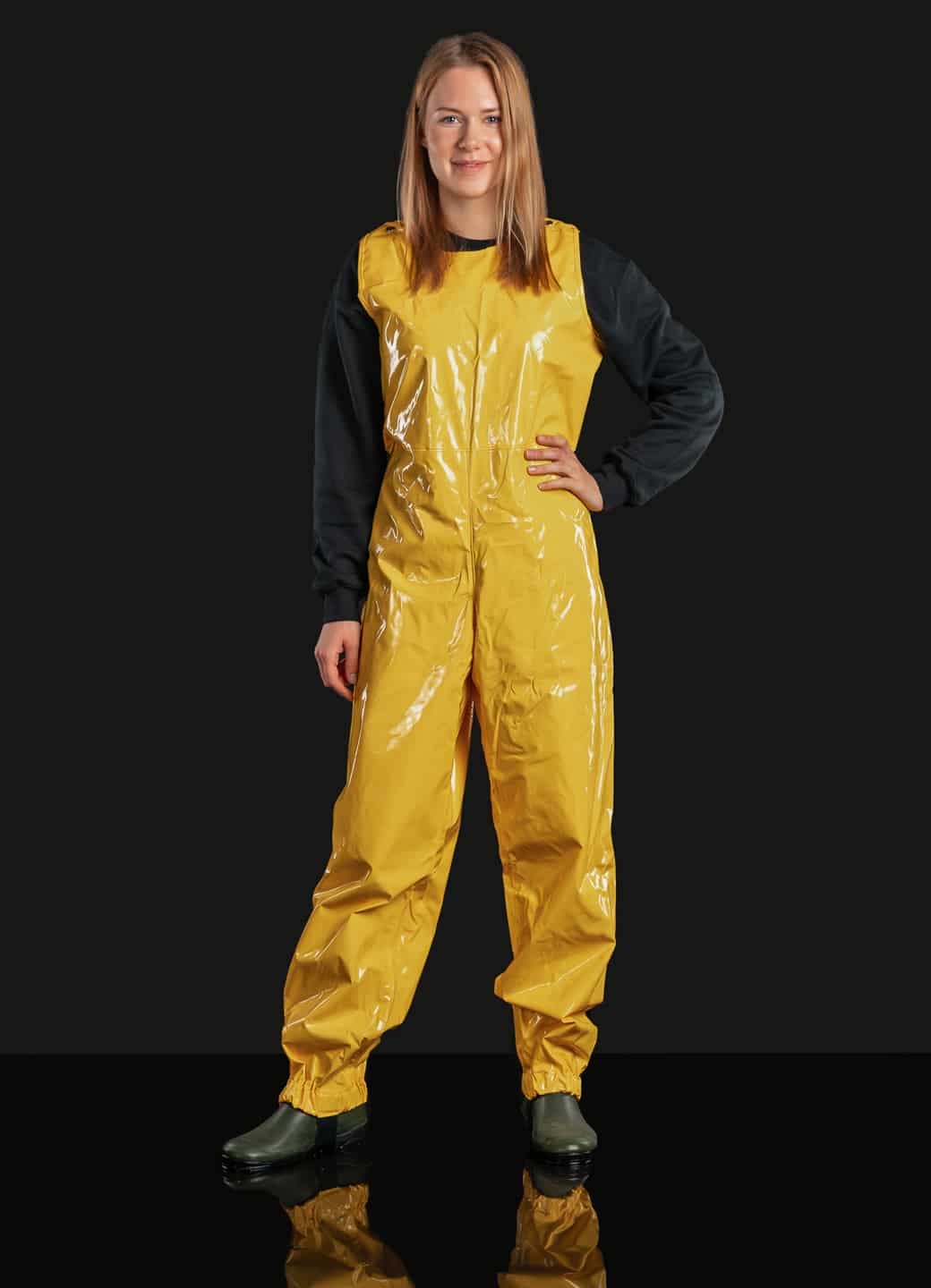 Regnbyxa regnbyxor Arbetsbyxor bibipants rainpants Galon regnkläder regnställ