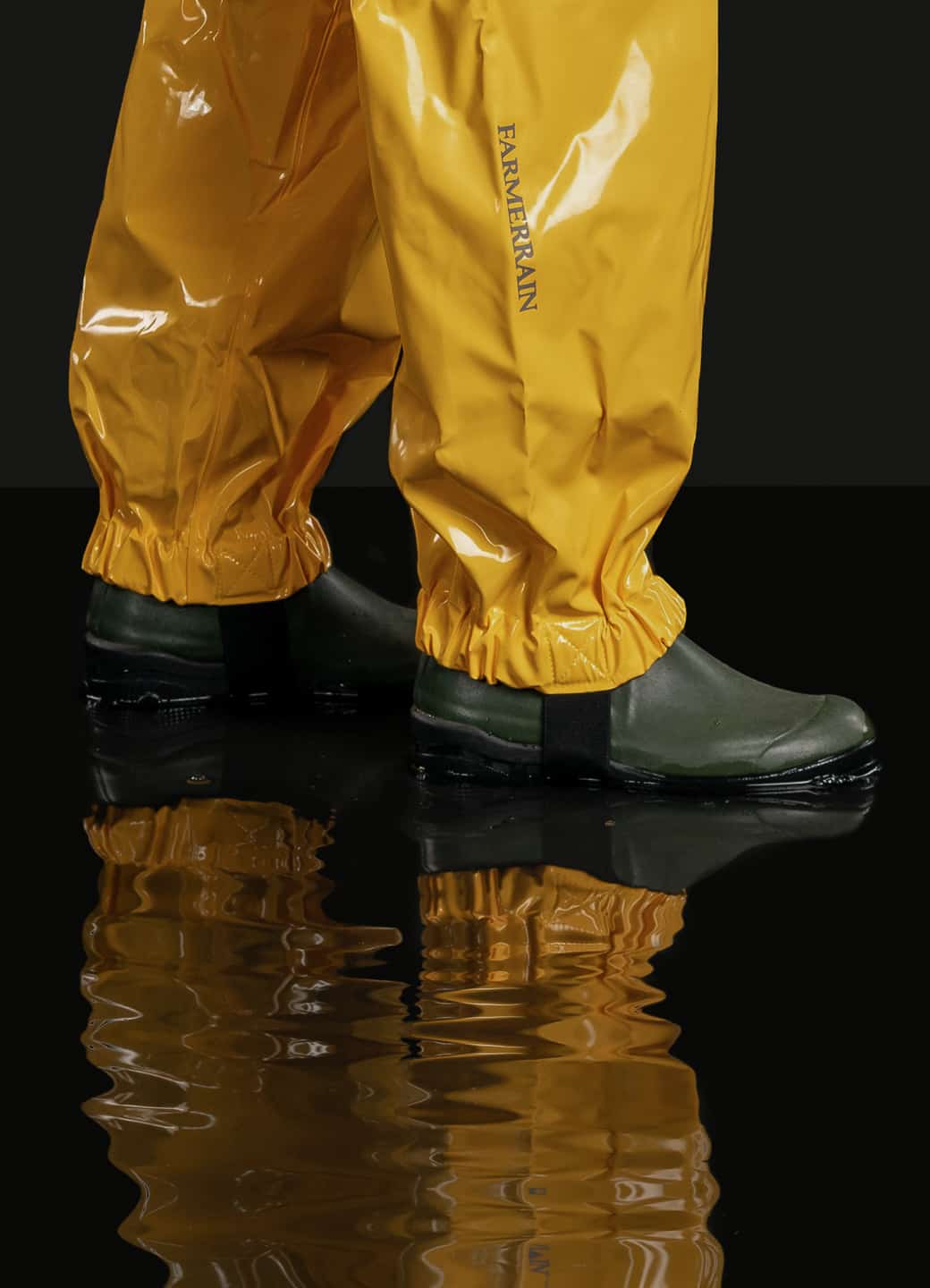 Regnbyxa regnbyxor Arbetsbyxor bibipants rainpants Galon regnkläder regnställ