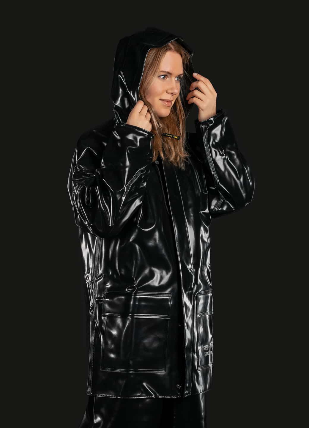 Regnjacka arbetskläder Rainjacket Raincoat Workwear Galon regnställ regnkläder