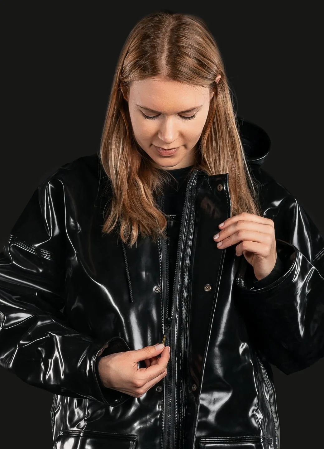 Regnjacka arbetskläder Rainjacket Raincoat Workwear Galon regnställ regnkläder