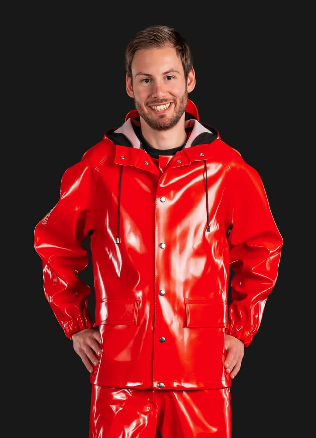 Regnjacka arbetskläder Rainjacket Raincoat Workwear Galon regnställ regnkläder