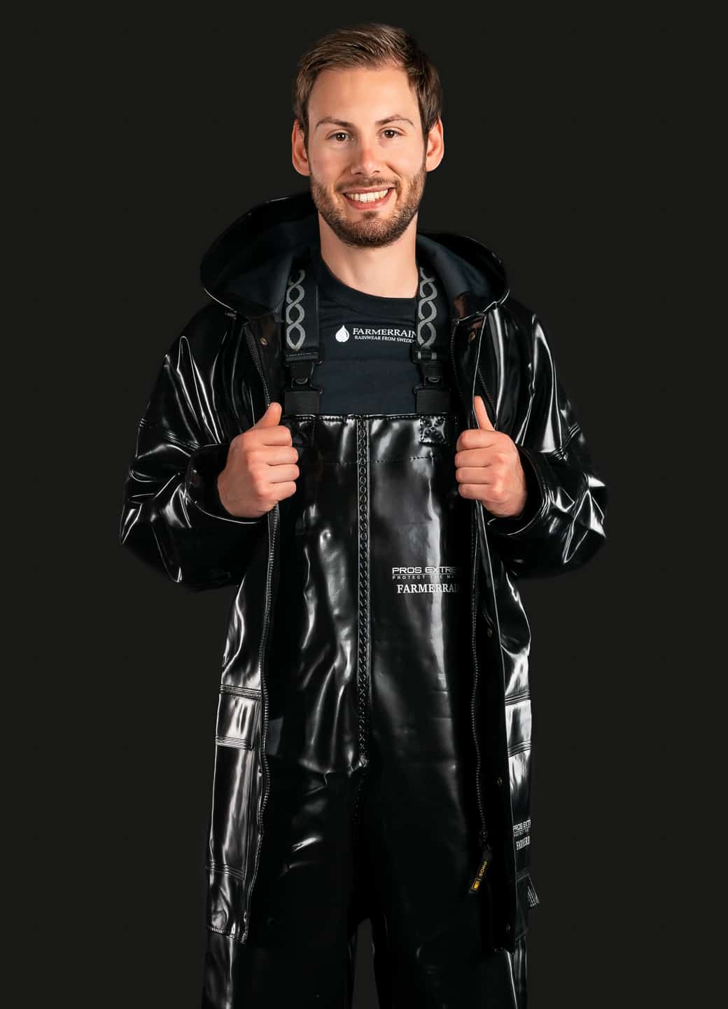 Regnjacka arbetskläder Rainjacket Raincoat Workwear Galon regnställ regnkläder