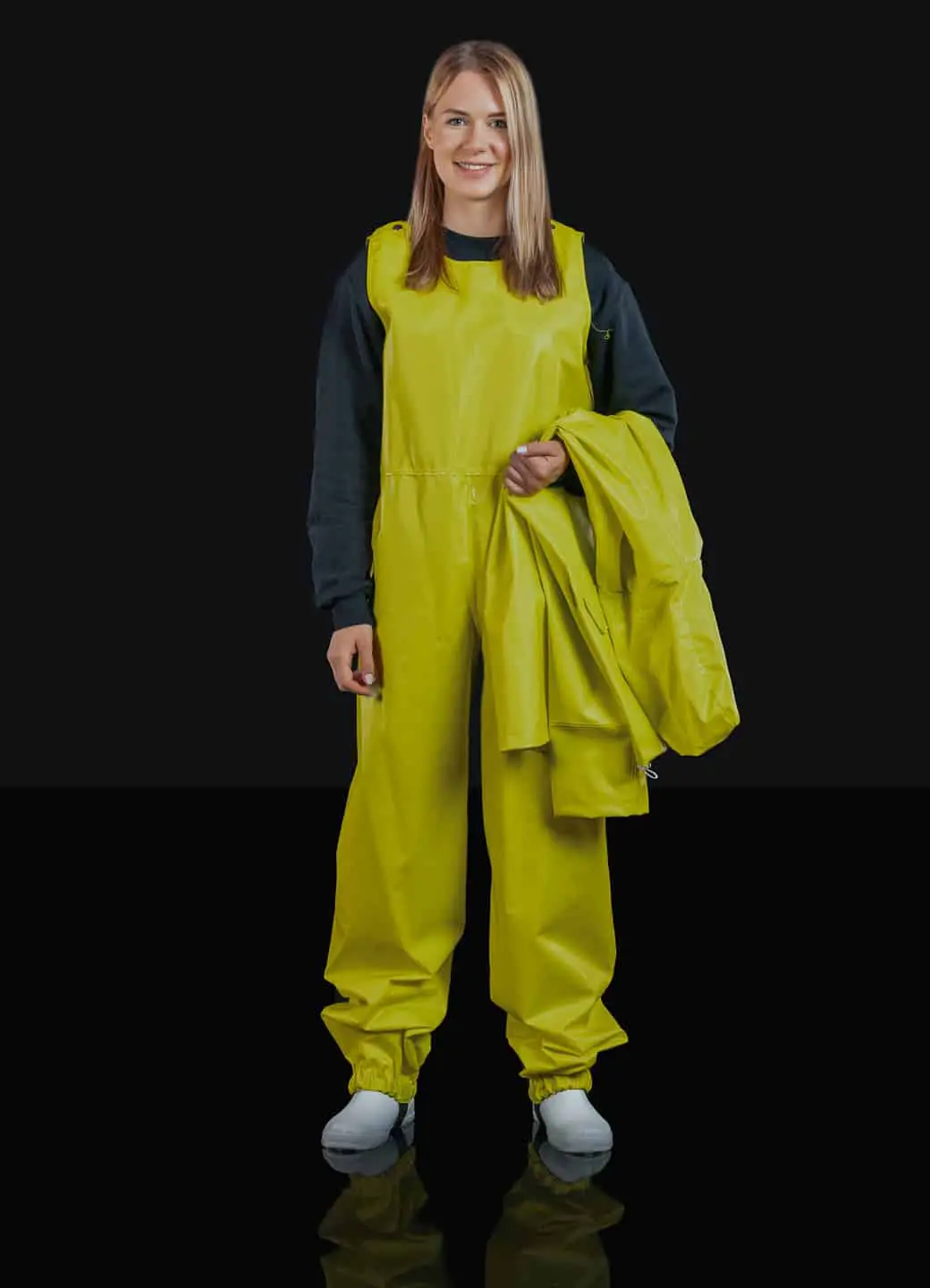 Regnjacka arbetskläder Rainjacket Raincoat Workwear Galon regnställ regnkläder