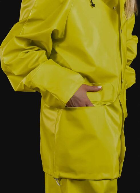 Regnjacka arbetskläder Rainjacket Raincoat Workwear Galon regnställ regnkläder