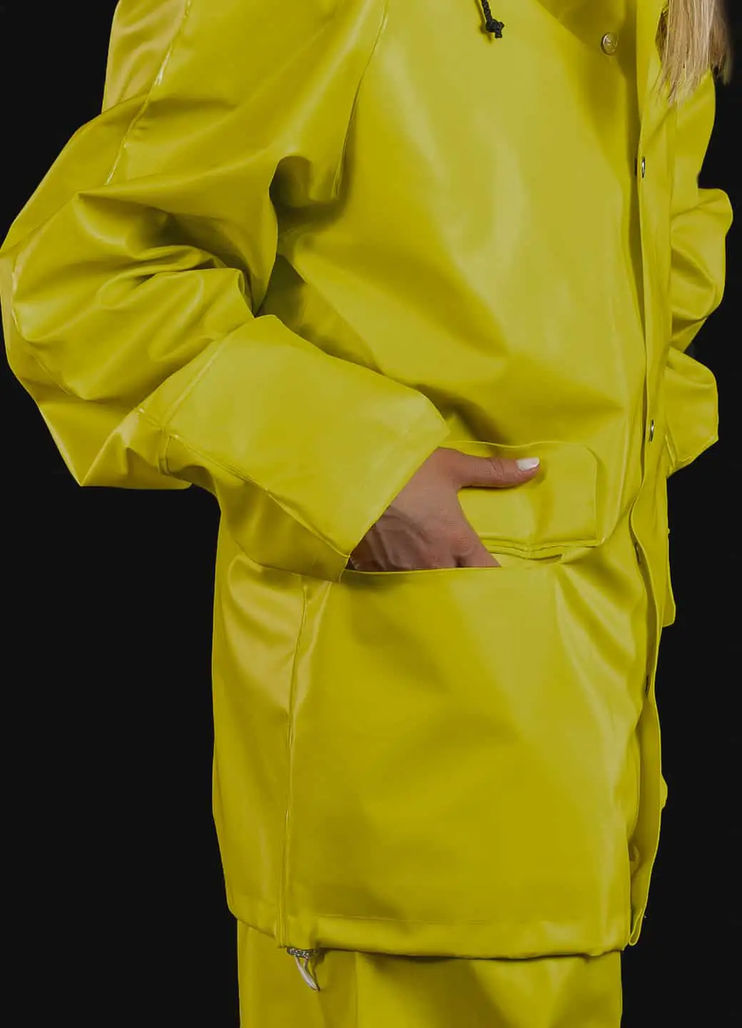 Regnjacka arbetskläder Rainjacket Raincoat Workwear Galon regnställ regnkläder