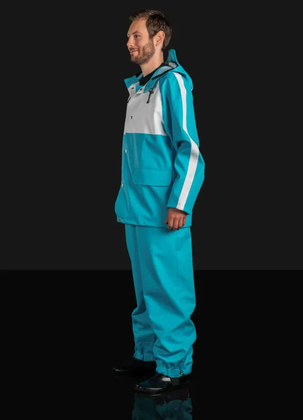 Regnjacka arbetskläder Rainjacket Raincoat Workwear Galon regnställ regnkläder