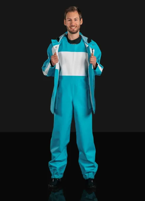 Regnjacka arbetskläder Rainjacket Raincoat Workwear Galon regnställ regnkläder