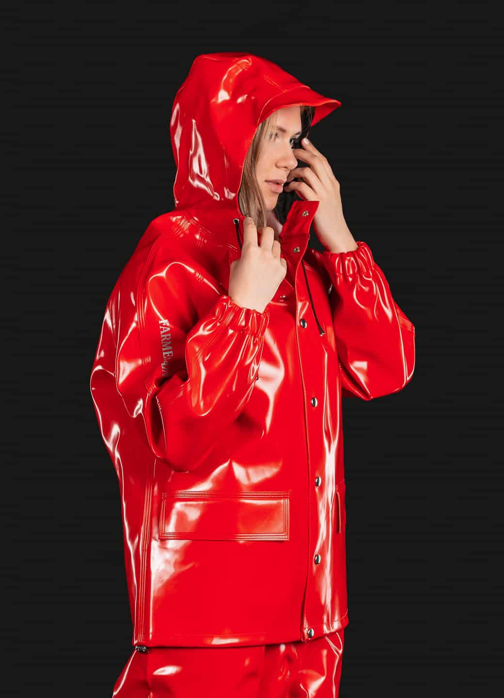 Regnjacka arbetskläder Rainjacket Raincoat Workwear Galon regnställ regnkläder