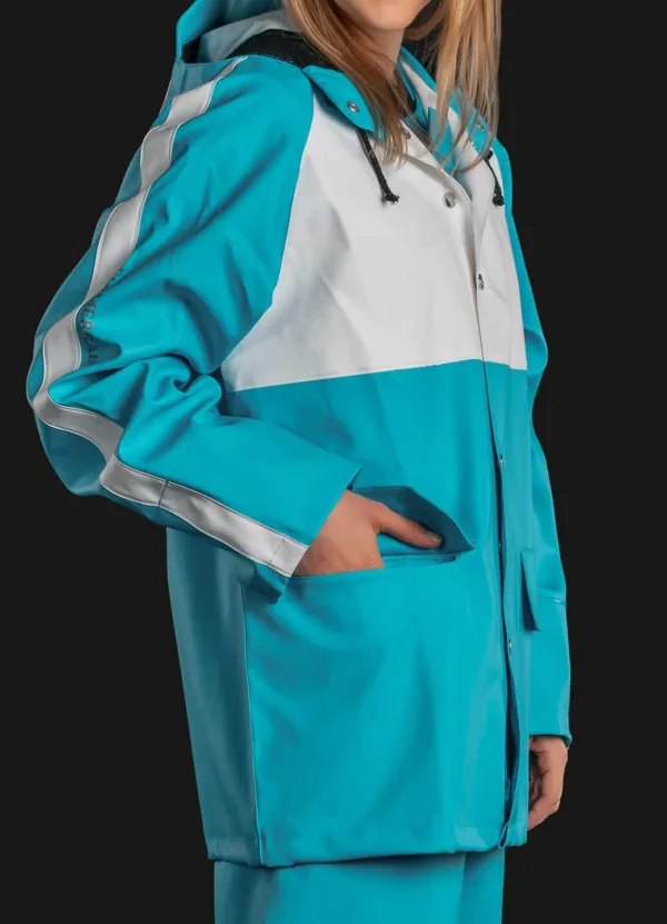 Regnjacka arbetskläder Rainjacket Raincoat Workwear Galon regnställ regnkläder