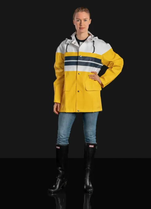 Regnjacka arbetskläder Rainjacket Raincoat Workwear Galon regnställ regnkläder