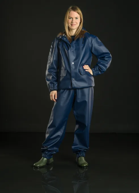 Regnjacka arbetskläder Rainjacket Raincoat Workwear Galon regnställ regnkläder